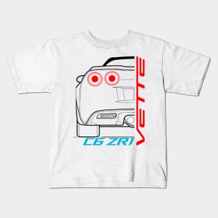 Vette C6 ZR1 Kids T-Shirt